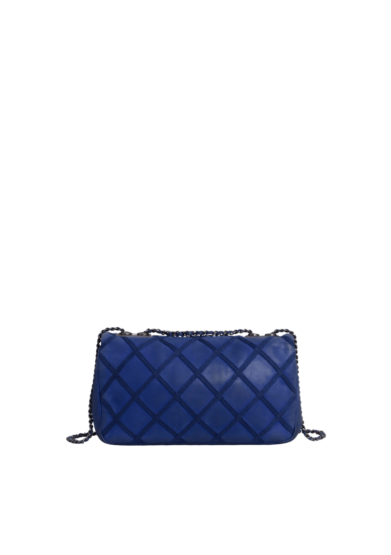 DIAMOND STITCH FLAP BAG