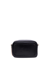BOLSA DANCE EM COURO LIZARD PRETO OURO