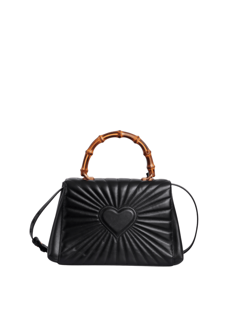 MEDIUM QUEEN MARGARET BAMBOO TOP HANDLE BAG