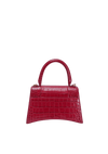 HOURGLASS SMALL CROCODILE EMBOSSED