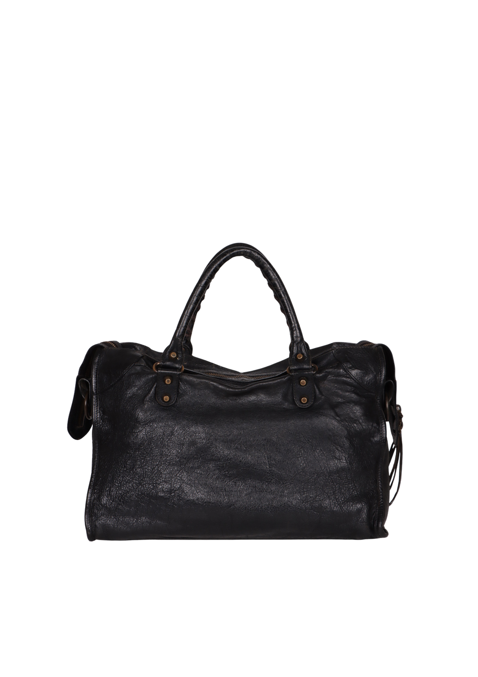 EA　BALENCIAGA BOLSA BALENCIAGA MOTOCROSS CLASSIC HARDWARE CITY PRETO ORIGINAL