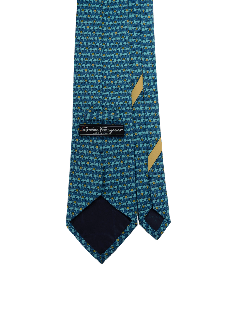 PRINTED SILK TIE