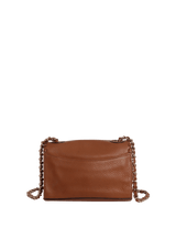 LEATHER FLAP BAG