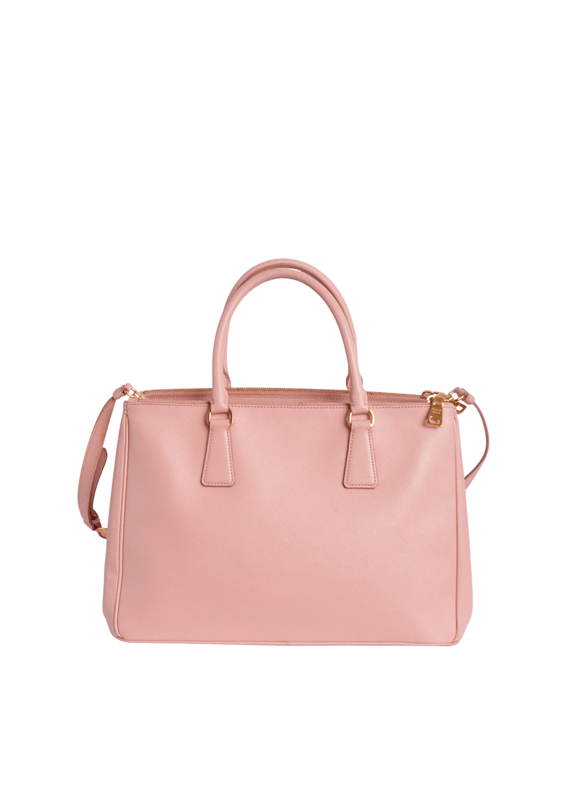 MEDIUM SAFFIANO LUX DOUBLE ZIP GALLERIA