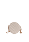VINYLE ROUND CROSSBODY BAG