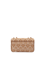 BOLSA BAGUETE SIRENA JACQUARD CAMEL