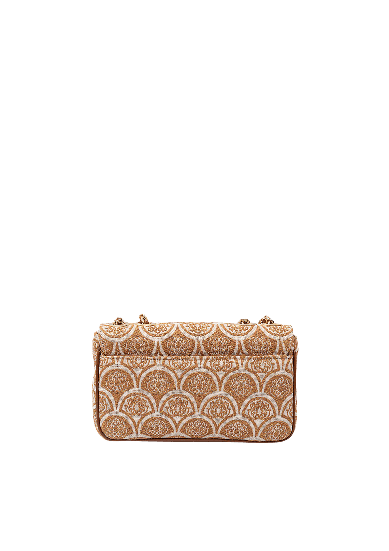 BOLSA BAGUETE SIRENA JACQUARD CAMEL