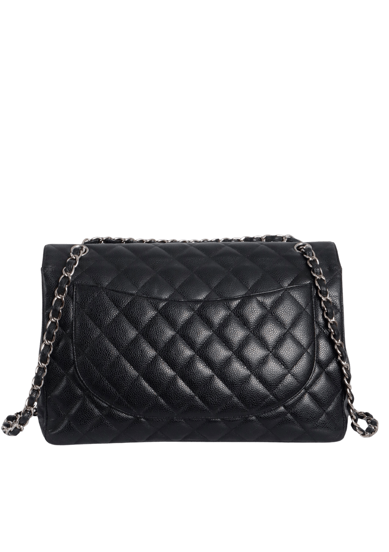 MAXI CLASSIC DOUBLE FLAP CAVIAR