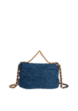 19 FLAP SMALL BAG DENIM