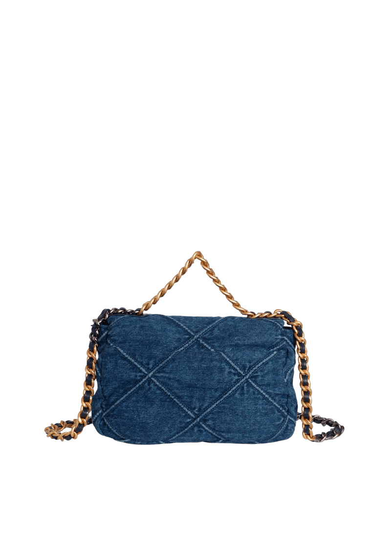 19 FLAP SMALL BAG DENIM