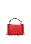 SEQUINS SMALL ROCKSTUD SPIKE FLAP BAG