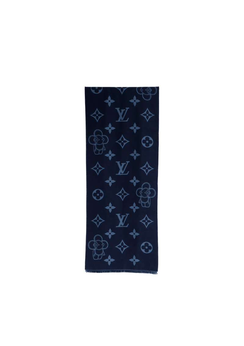 WOOL MONOGRAM SCARF