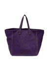 LEATHER CHAIN TOTE BAG