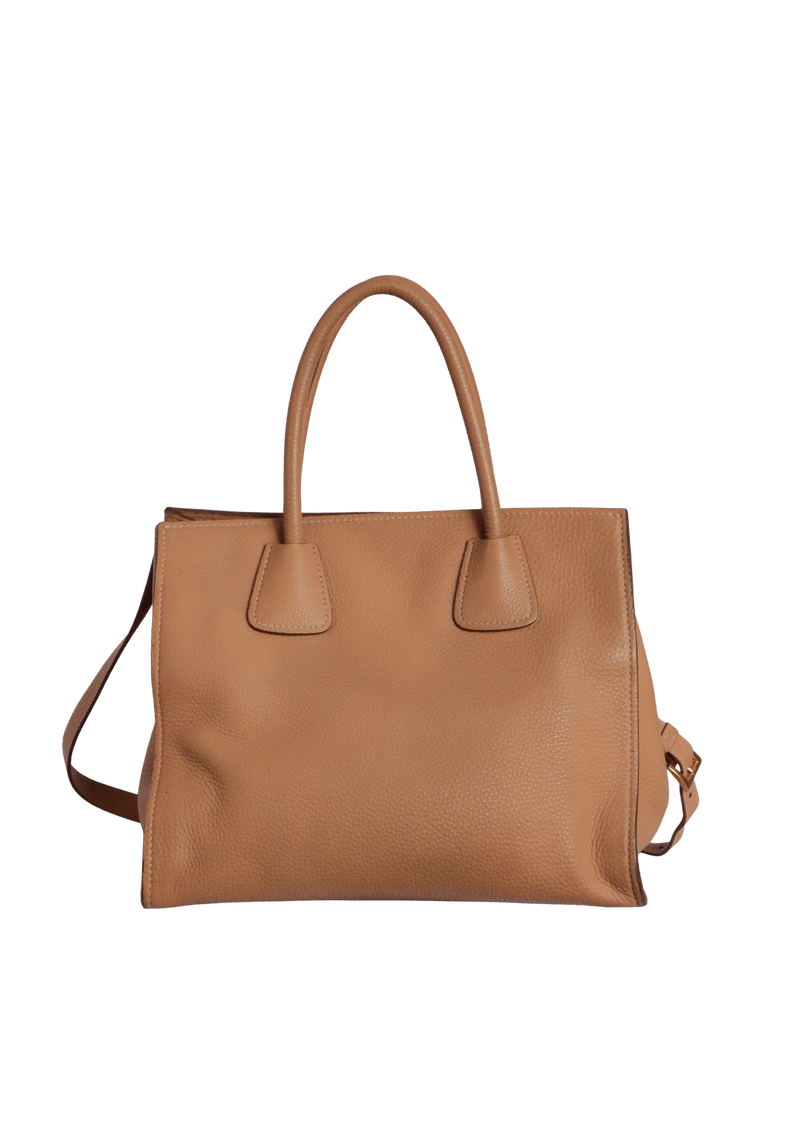 VITELLO DAINO FRONT POCKET WING TOTE