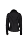 LEATHER BIKER JACKET 36