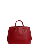 LARGE SAFFIANO LUX DOUBLE ZIP GALLERIA