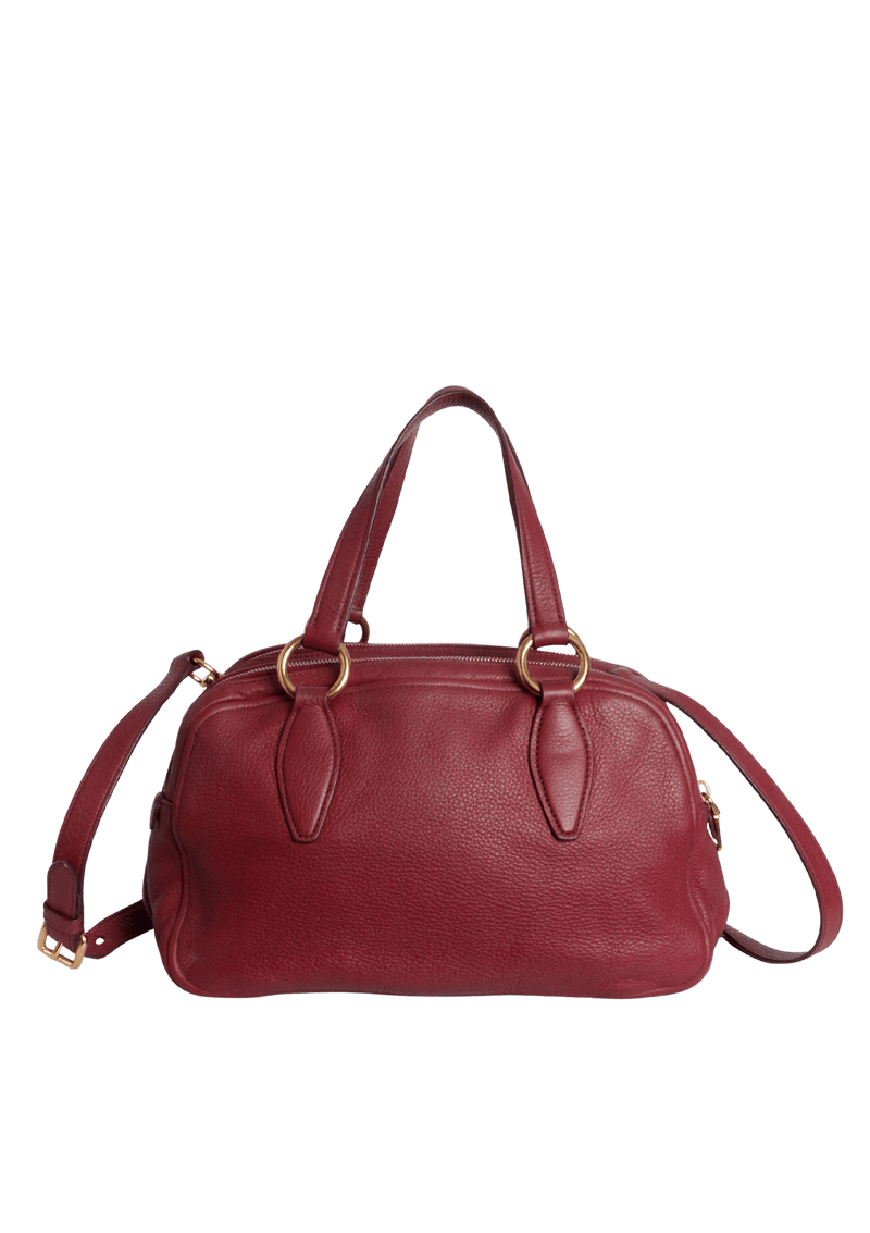 LEATHER SATCHEL BAG