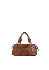 VINTAGE VLOGO LEATHER TOTE BAG