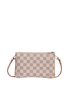 DAMIER AZUR DOUBLE ZIP POCHETTE