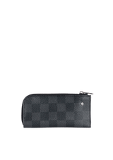 DAMIER GRAPHITE KEY HOLDER