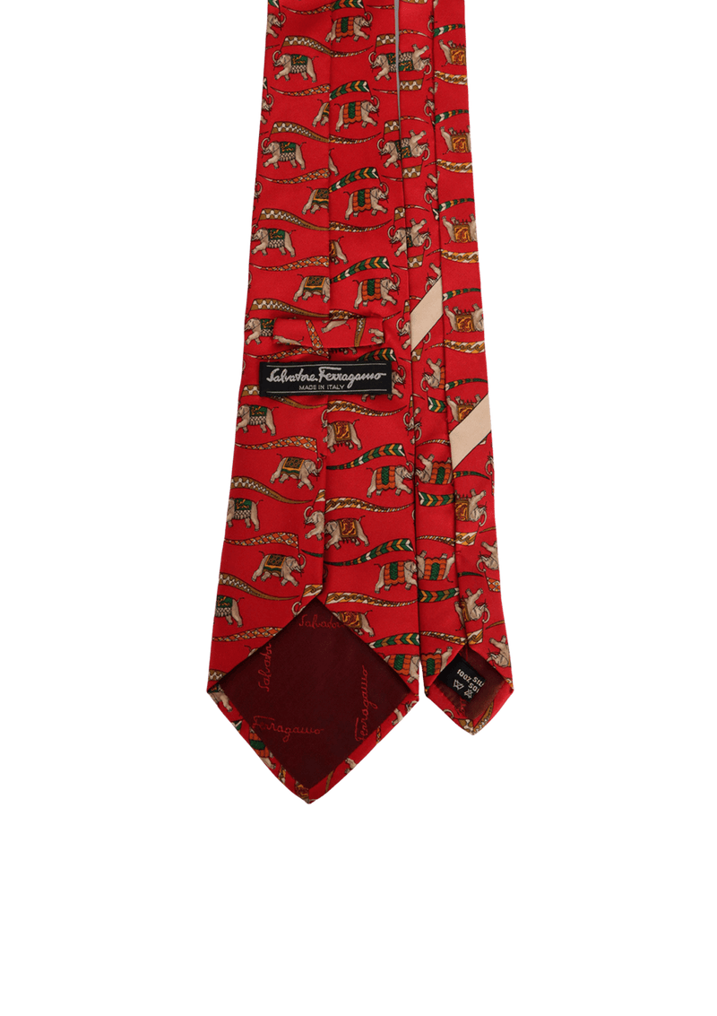 PRINTED SILK TIE