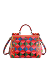 MEDIUM PRINTED MISS SICILY BAG