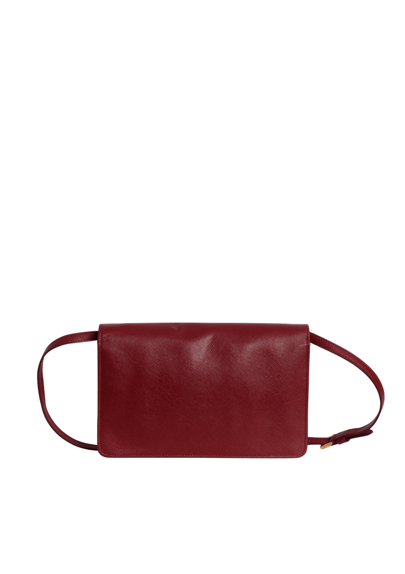 SAFFIANO WALLET ON STRAP