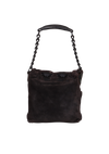 SUEDE MESSENGER BAG