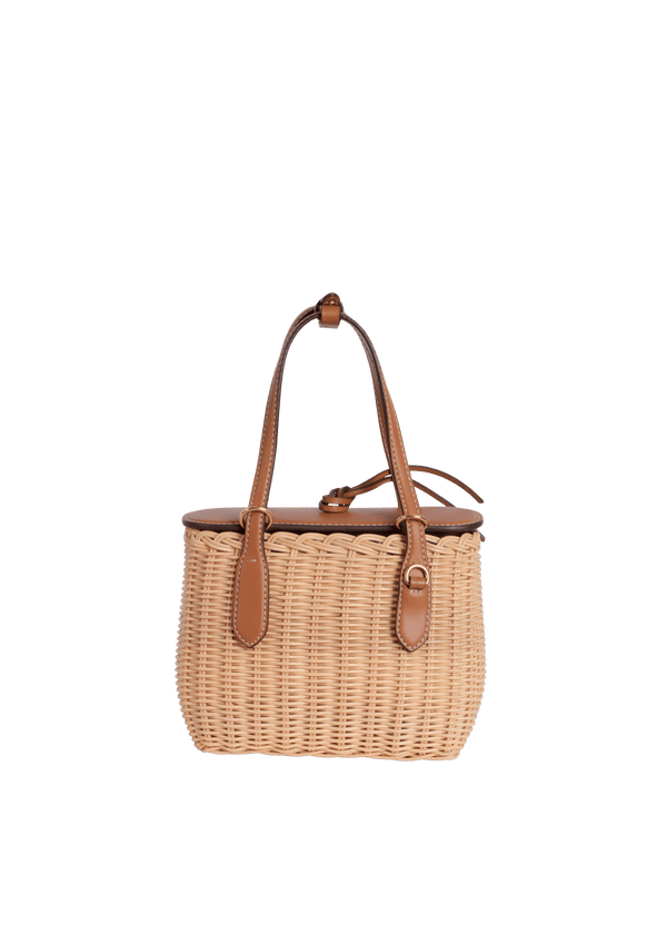 WICKER HANDBAG