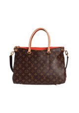 BOLSA LOUIS VUITTON MONOGRAM PALLAS MM MARROM ORIGINAL