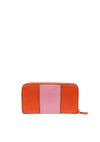 SAFFIANO PERFORATED ZIP AROUND WALLET