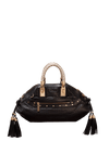 QUILTED LEATHER SATCHEL BAG