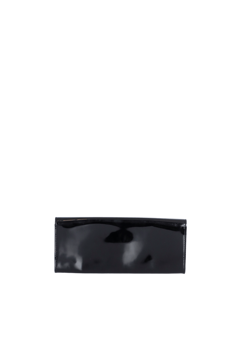 PATENT LEATHER CONTINENTAL WALLET