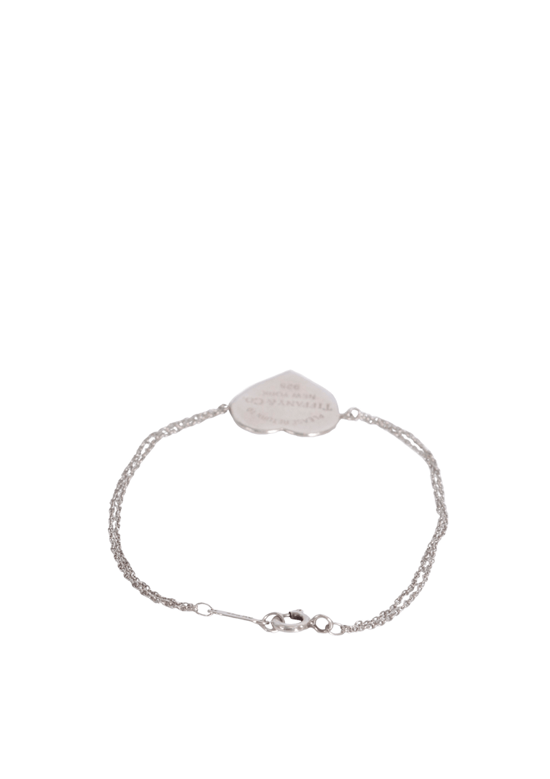 HEART TAG DOUBLE CHAIN BRACELET