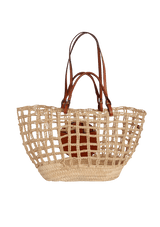 STRAW BASKET TOTE