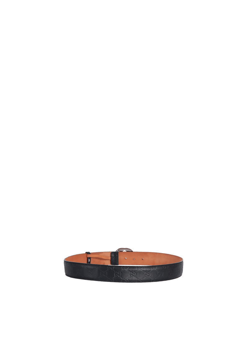 GUCCISSIMA INTERLOCKING G LOGO BELT 95