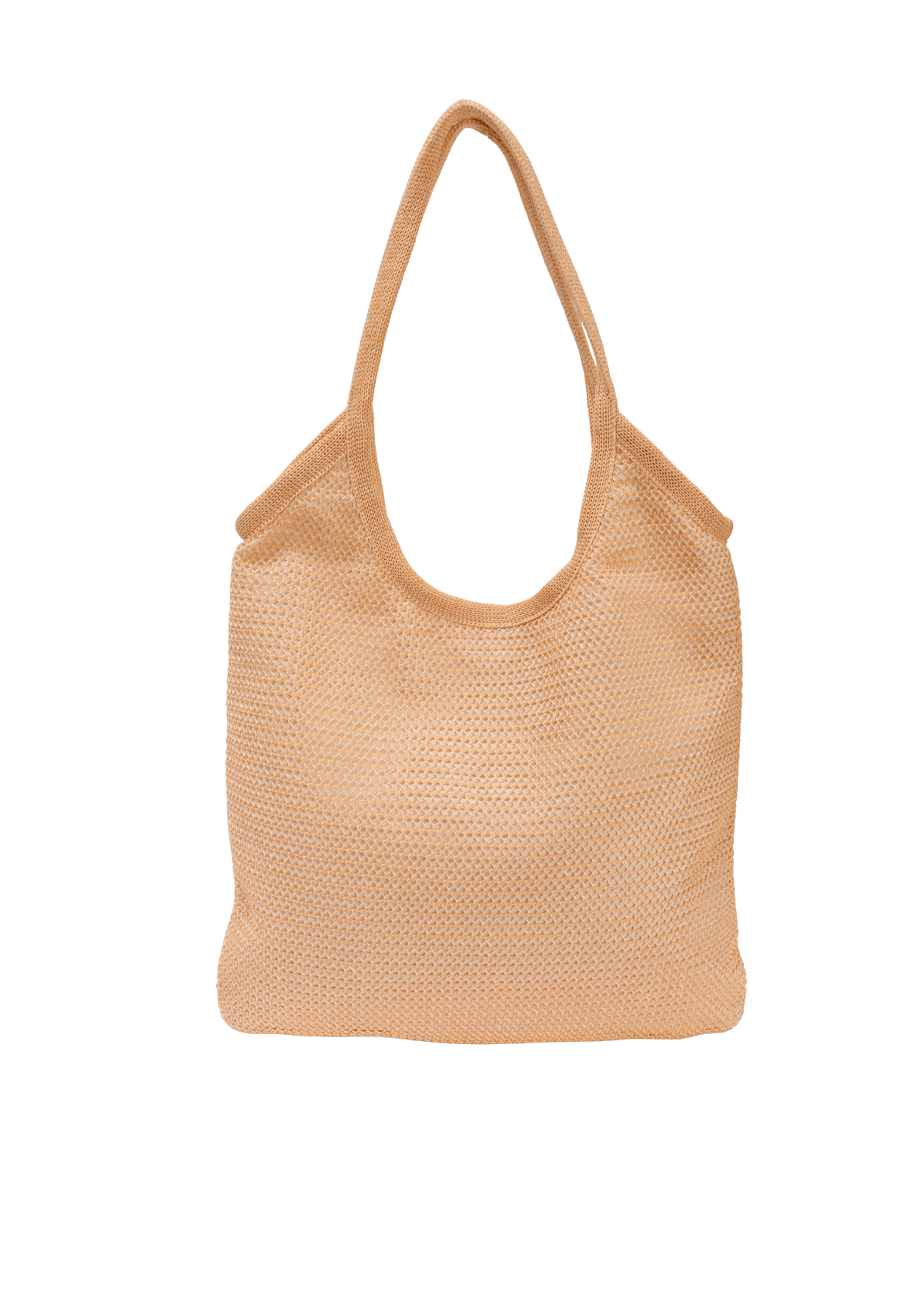 WOVEN FABRIC LOGO TOTE BAG