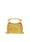 CRYSTAL ROMAN STUD TOP HANDLE BAG