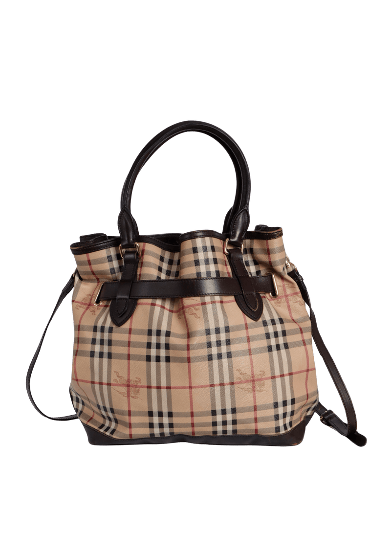 HAYMARKET CHECK BELTED BAG