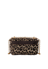 MEDIUM VELVET LEOPARD CARO BAG