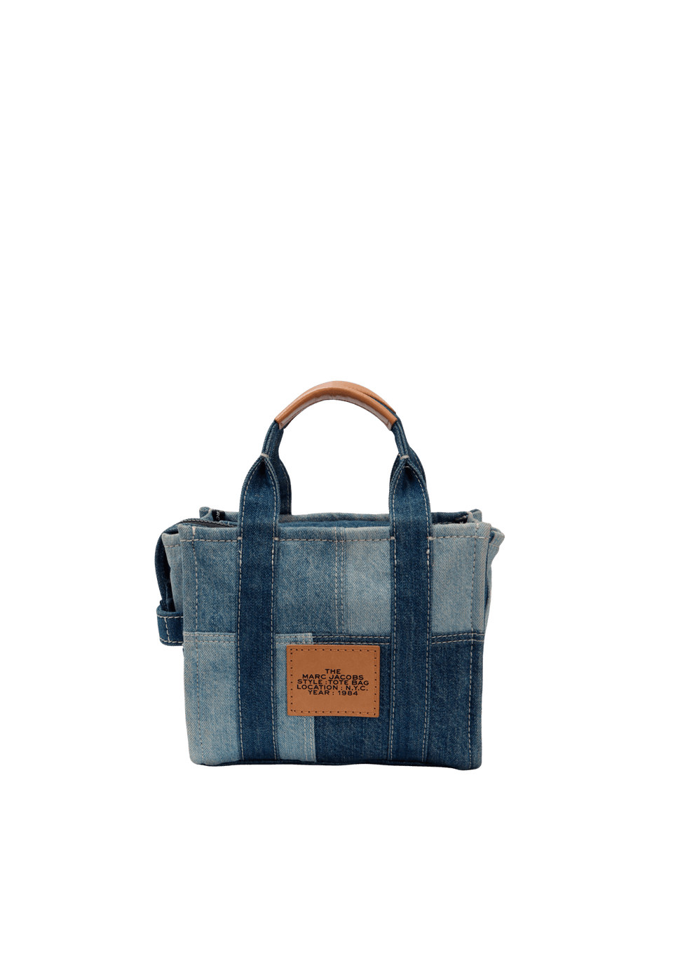 BOLSA MARC JACOBS SMALL THE TOTE BAG DENIM AZUL ORIGINAL – Gringa