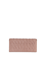 MATELASSÉ LONG WALLET