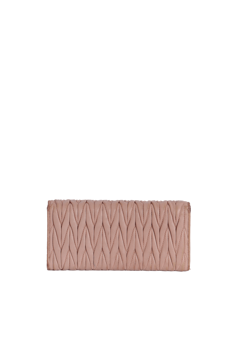 MATELASSÉ LONG WALLET