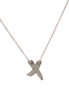 GRAFFITI X PENDANT NECKLACE