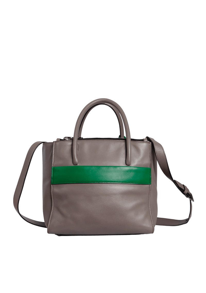 COLORBLOCK TWIN POCKET TOTE