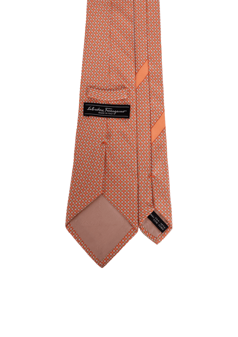 PRINTED SILK TIE