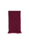 WOOL MONOGRAM SCARF