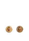 VINTAGE WOOD CC EARRINGS