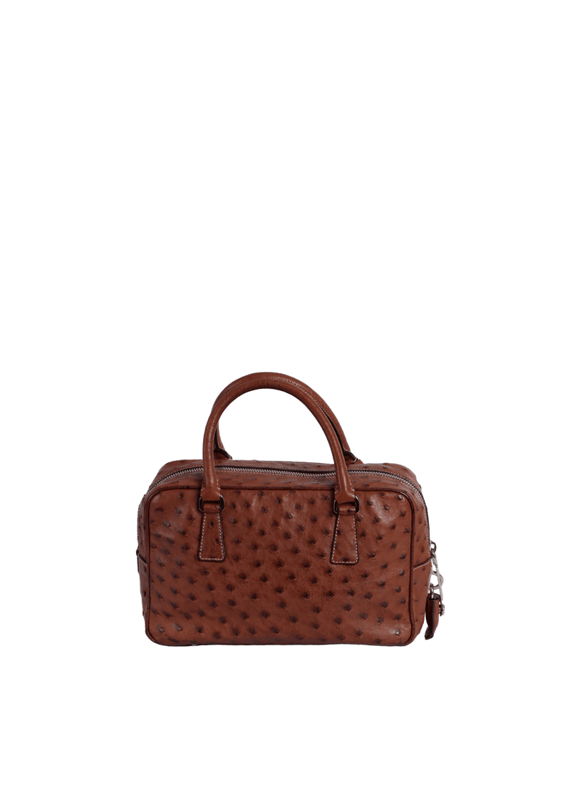 OSTRICH BAULETTO BAG