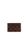 DAMIER ÉBÈNE CARD HOLDER